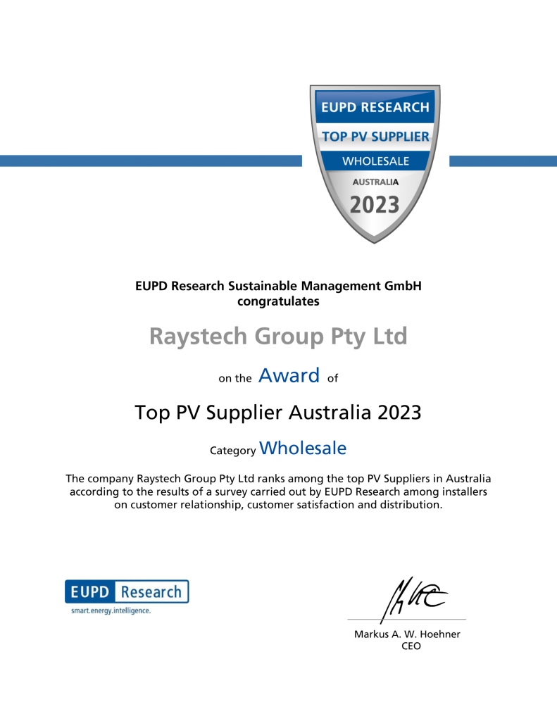 Certificate_Top_PV_Supplier_Raystech_Group_AUS_M-10258162-1